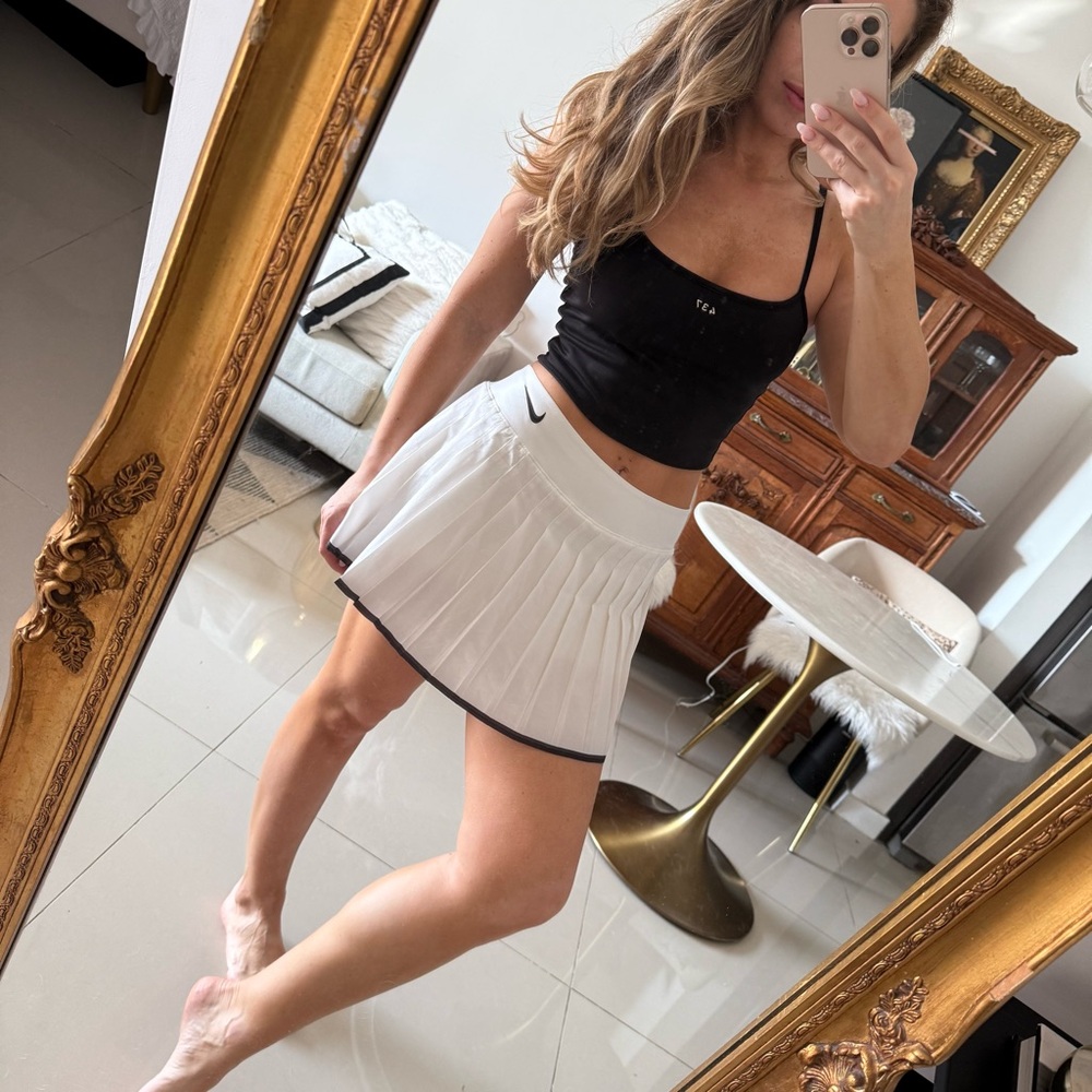 Nike White Mini Skirt